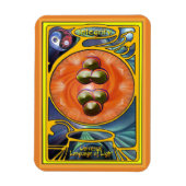 Magnet Flexible Sacral Chakra Mandala- interité (Vertical)