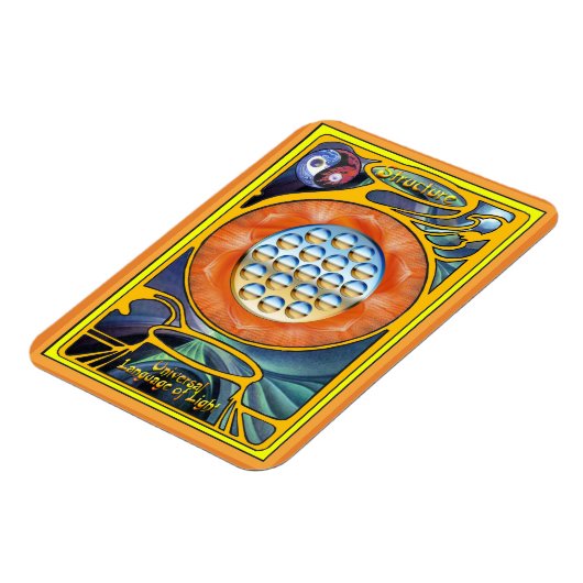 Magnet Flexible Sacral Chakra - Structure (Côté Gauche)