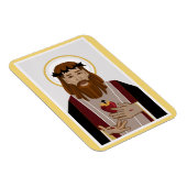 Magnet Flexible Sacré Coeur de Jésus (Côté Droit)