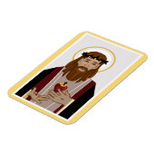 Magnet Flexible Sacré Coeur de Jésus (Côté Gauche)