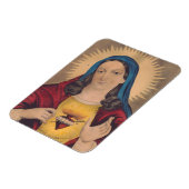 Magnet Flexible Sacré Coeur de Marie (Côté Gauche)