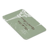 Magnet Flexible Sage Eiffel Tower Enregistrer la date Mariage Magn (Côté Droit)