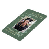 Magnet Flexible Sage foncé Vert Botanique Gardienne de graduation (Côté Gauche)