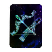 Magnet Flexible sagittarius archer zodiac aimant (Vertical)