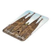 Magnet Flexible Sagrada Familia. Vue 3. (Côté Gauche)