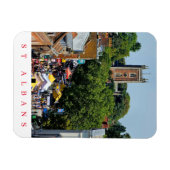 Magnet Flexible Saint Albans vue marché aimant frigo (Horizontal)