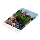 Magnet Flexible Saint Albans vue marché aimant frigo (Côté Gauche)