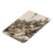 Magnet Flexible Saint Anthony Lecture par Albrecht Durer (Côté Gauche)