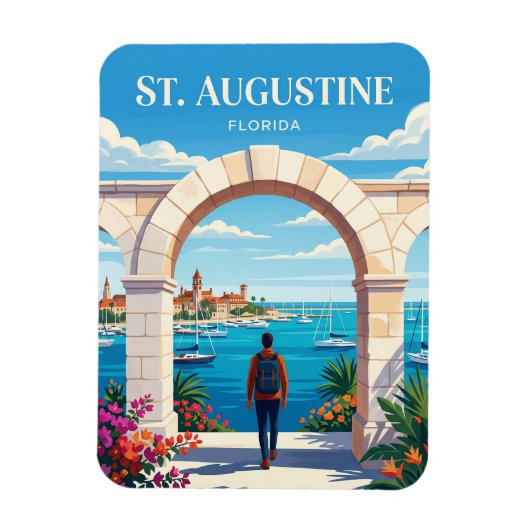 Magnet Flexible Saint-Augustin États-Unis (Vertical)
