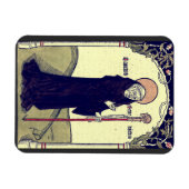 Magnet Flexible Saint Benoît de Nursie Père du monachisme (Horizontal)