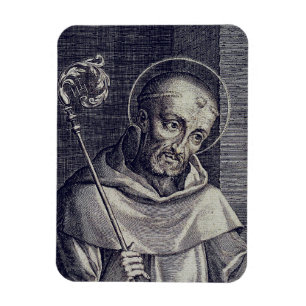 Magnet Flexible Saint Bernard de Clairvaux Docteur melliflu