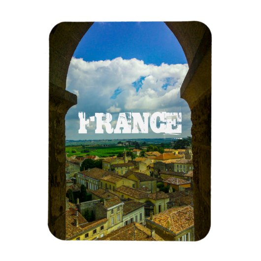 Magnet Flexible Saint-Émilion France Architecture Française Girond (Vertical)