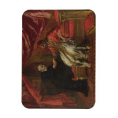 Magnet Flexible Saint Filippo Neri Curing Pope Clemente VIII (Vertical)