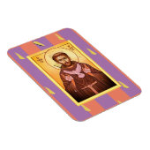 Magnet Flexible Saint François d'Assise aimable photo (Côté Droit)