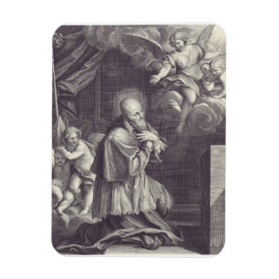 Magnet Flexible Saint François de Sales Art en noir et blanc
