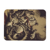 Magnet Flexible Saint George assassiner le dragon (Horizontal)