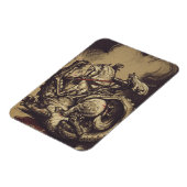Magnet Flexible Saint George assassiner le dragon (Côté Gauche)