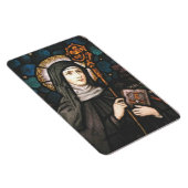 Magnet Flexible Saint Gertrude de Nivelles Patron Saint des Chats (Côté Droit)