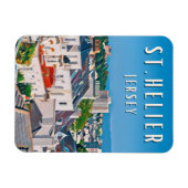 Magnet Flexible Saint Helier, la ville côtière (Horizontal)