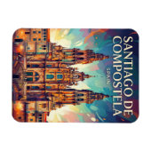 Magnet Flexible Saint-Jacques-de-Compostelle Espagne (Horizontal)