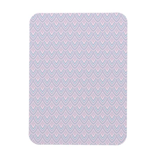 Magnet Flexible Saint-Jacques rose et bleu doux (Vertical)