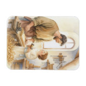 Magnet Flexible Saint Joseph le charpentier (Horizontal)