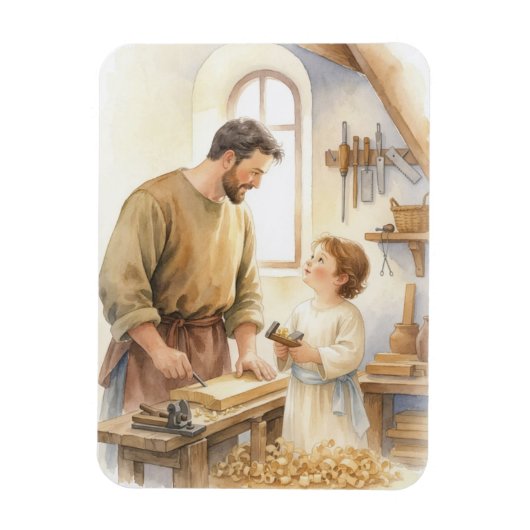 Magnet Flexible Saint Joseph le charpentier (Vertical)