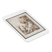 Magnet Flexible Saint-Joseph with the Sleeping Christ Child (pen & (Côté Droit)