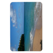 Magnet Flexible Saint Lucia Beach Paysage tropical (Vertical)