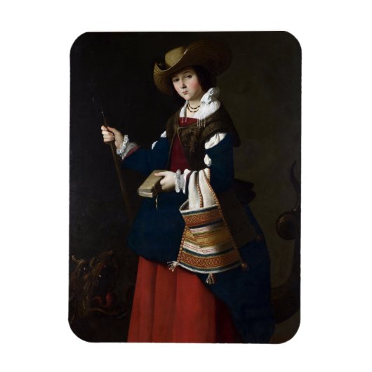 Magnet Flexible Saint Margaret comme berger (Vertical)