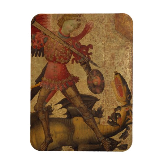Magnet Flexible Saint Michael et le Dragon (Vertical)