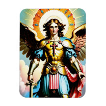 Saint Michael flexible Magnet, catholique
