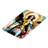 Magnet Flexible Saint Michael flexible Magnet, catholique (Côté Gauche)
