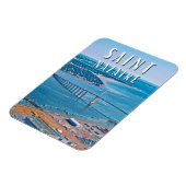 Magnet Flexible Saint Nazaire Photo Vintage (Côté Gauche)