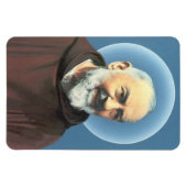 Magnet Flexible Saint Padre Pio aimnet flexible (Horizontal)