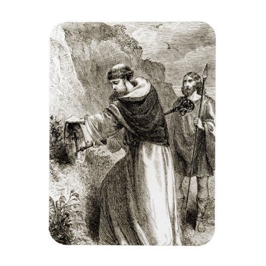 Magnet Flexible Saint Patrick marquant le bouclier de Connal avec  (Vertical)