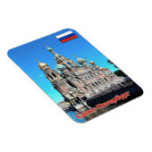 Magnet Flexible Saint-Pétersbourg - Eglise - Russie - (Côté Droit)