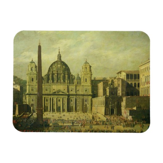 Magnet Flexible Saint Pierre, Rome, 1630 (huile sur toile) (Horizontal)