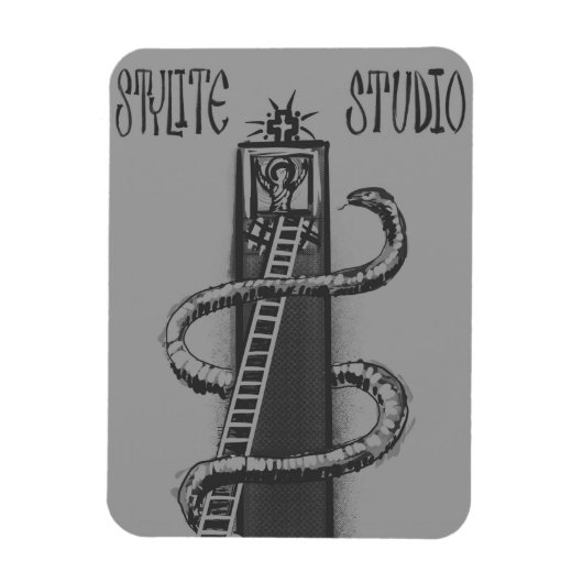 Magnet Flexible Saint Siméon l'aimant du stylite (Vertical)