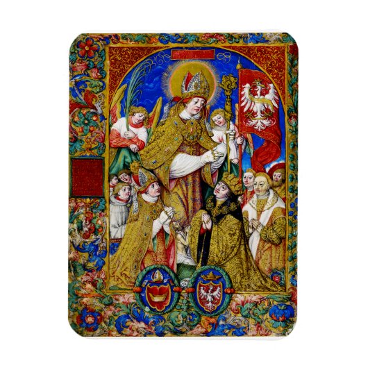 Magnet Flexible Saint Stanislas Évêque et Martyr Beaux-Arts (Vertical)