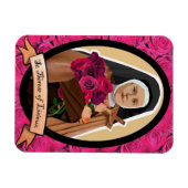 Magnet Flexible Saint Thérèse de Lisieux icône aimant frigo (Horizontal)
