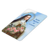 Magnet Flexible Saint-Thérèse de Lisieux la Petite Fleur (BJE 01) (Côté Gauche)