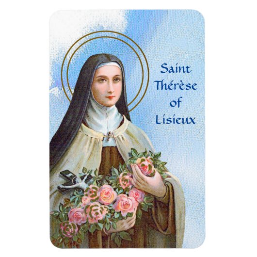 Magnet Flexible Saint-Thérèse de Lisieux la Petite Fleur (BJE 01) (Vertical)