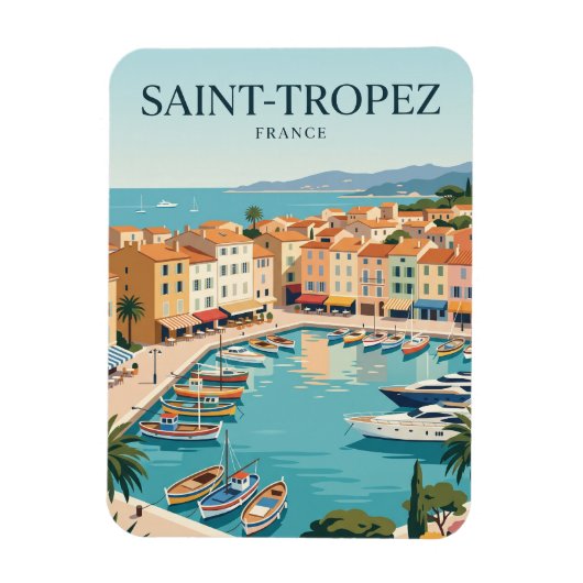 Magnet Flexible Saint-Tropez France (Vertical)