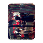 Magnet Flexible Saint-Valentin New York Boutique Window Coeurs (Vertical)