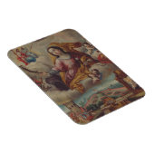Magnet Flexible Sainte-Barbe Vierge et martyre (Côté Droit)