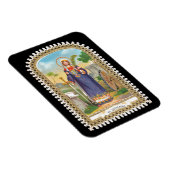 Magnet Flexible Sainte Catherine d'Alexandrie en robe égyptienne (Côté Droit)