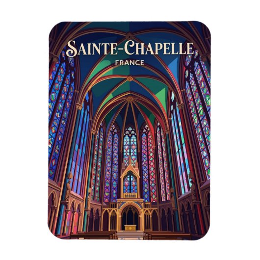 Magnet Flexible Sainte-Chapelle France (Vertical)