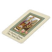 Magnet Flexible Sainte Élisabeth de Hongrie Patron Saint des Baker (Côté Gauche)