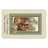 Magnet Flexible Sainte Élisabeth de Hongrie Patron Saint des Baker (Horizontal)